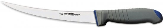 סכין פילוט גמישה וקמורה 19 ס''מ Fischer Sandvik