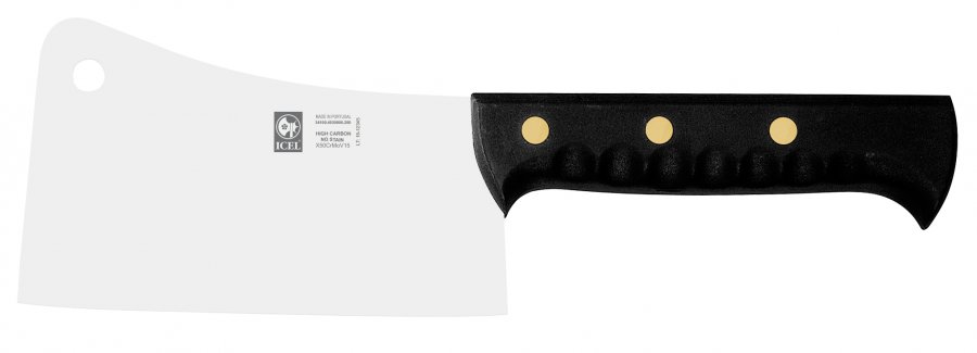 גרזן קצבים 850 גרם ידית שחורה ICEL