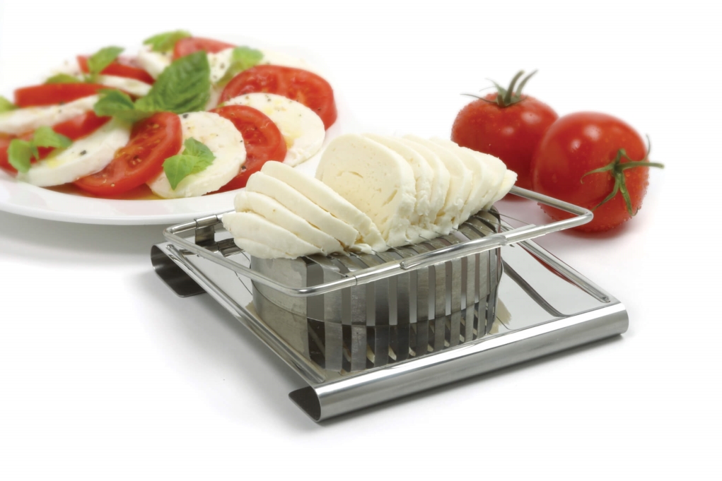 פורס גבינה מוצרלה/בולגרית נירוסטה 12 פרוסות NORPRO HD