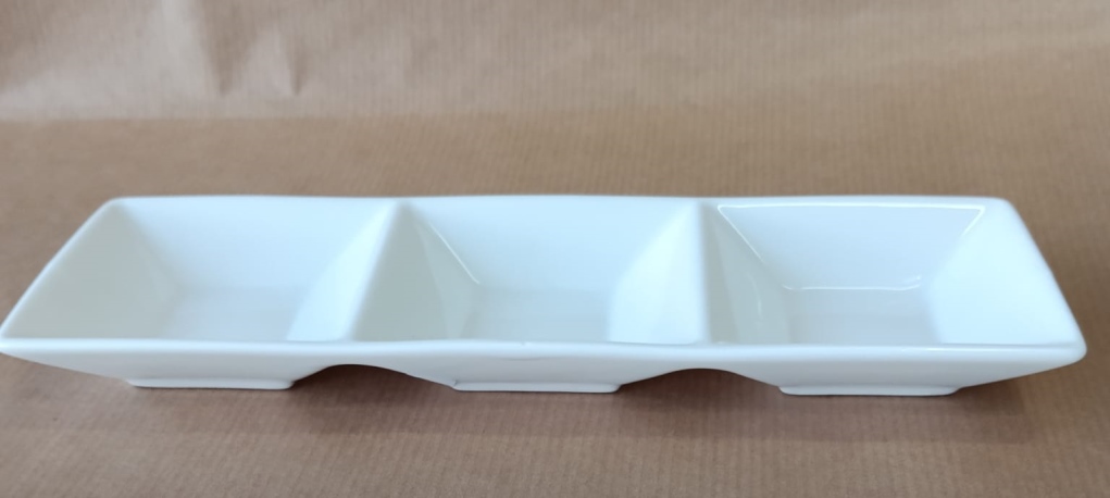 קעריות/קברט 3 תאים  22/7 ס"מ קרן  FORUM (בייק)