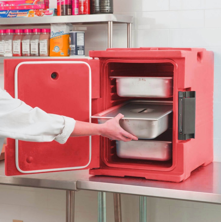 "נטו"- טרמופורט למזון ל 6 תבניות 1/1/65 אדום B-M ECONOLINE "נטו"