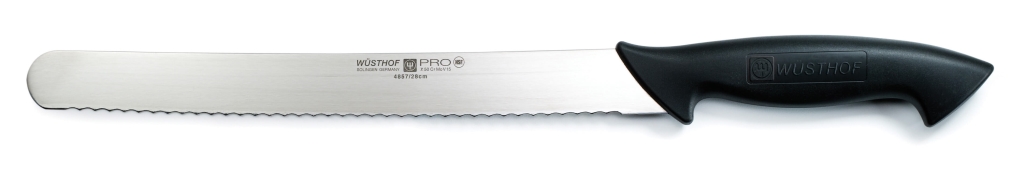 סכין פריסה 28 ס"מ(שווארמה) משוננת 4857 WUSTHOF DREIZACKWERK PRO
