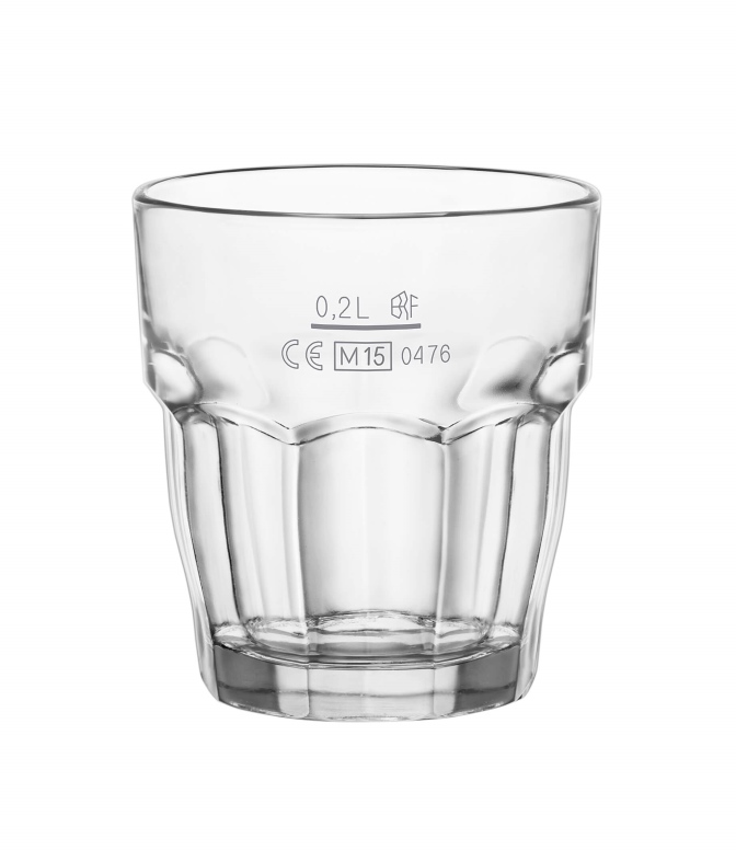 כוס (פיקרדי) מחוסם ונערם BORMIOLI ROCK BAR 20CL