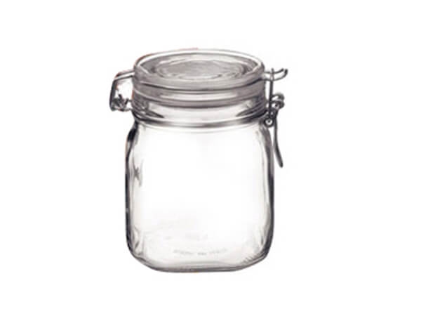 צנצנת זכוכית הרמטית 750 מ"ל(0.75 ליטר) BORMIOLI FIDO