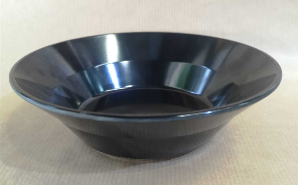 קערת סלט 16.5 ס"מ מלמין שחור TAMA 55CL