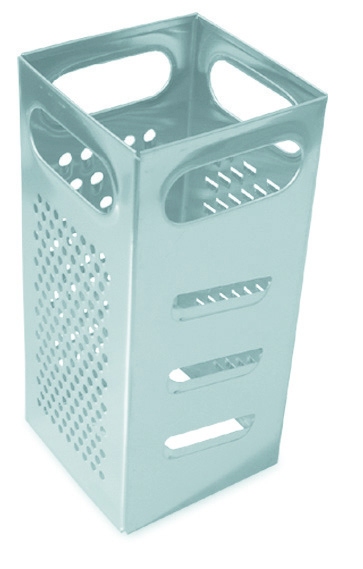 פומפיה/מגרדת נירוסטה מרובעת מקצועית  22.5 ס"מ