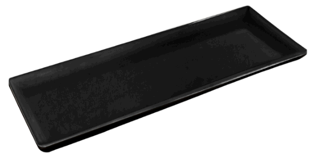 מגש לולבי 40X12 מלמין שחור Efay