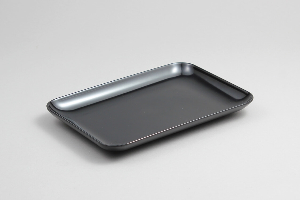 מגש אמי 21/14 ס"מ מלמין שחור EFAY