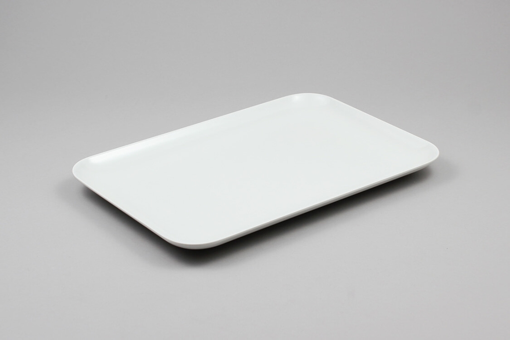 מגש אמי 29*20 ס"מ מלמין לבן