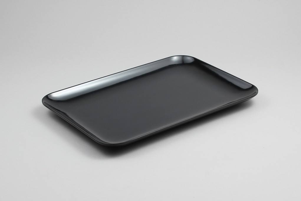 מגש אמי 29*20 ס"מ מלמין שחור EFAY