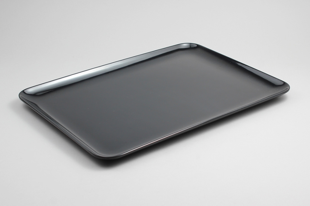 מגש אמי 39.5*28.5 ס"מ מלמין שחור Efay