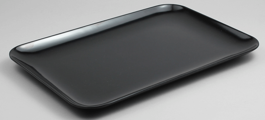 מגש דמוי עץ 30X20 מלמין שחור Efay