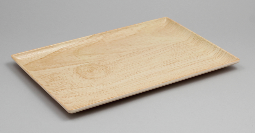 מגש דמוי עץ בהיר 30/20 ס"מ  מלמין Efay