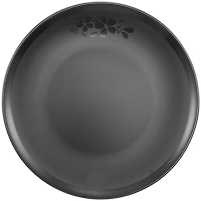 צלחת בנגלור 17.6 ס"מ סקורה מלמין שחור Efay