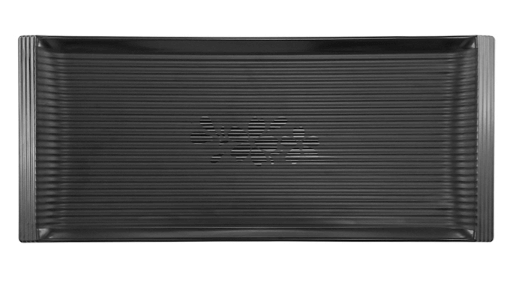 מגש/פלטה מלבנית קטמנדו 40/18 ס"מ סקורה מלמין שחור EFAY