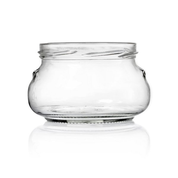 צנצנת טורין 290 מ"ל זכוכית מכסה T82 נמכר בנפרד)1/60 ( חריג15 )