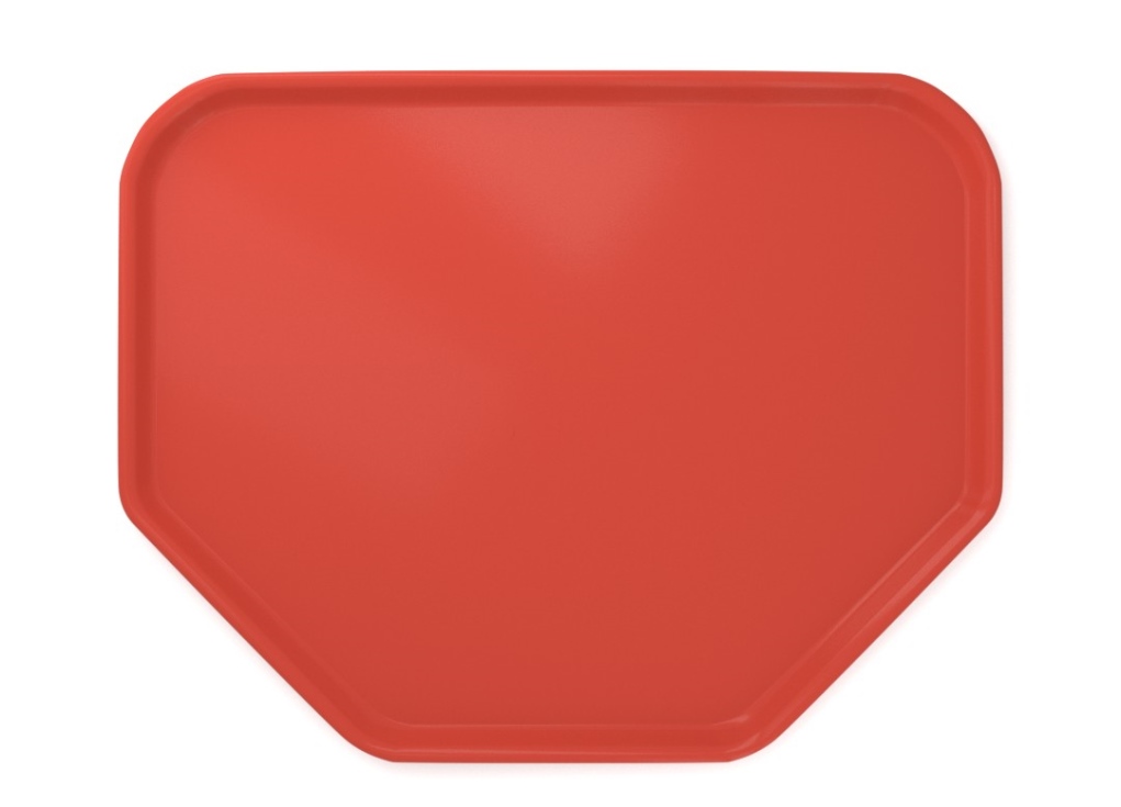 מגש טרפז פוליקרבונט אדום 42/35 ס"מ TAMA