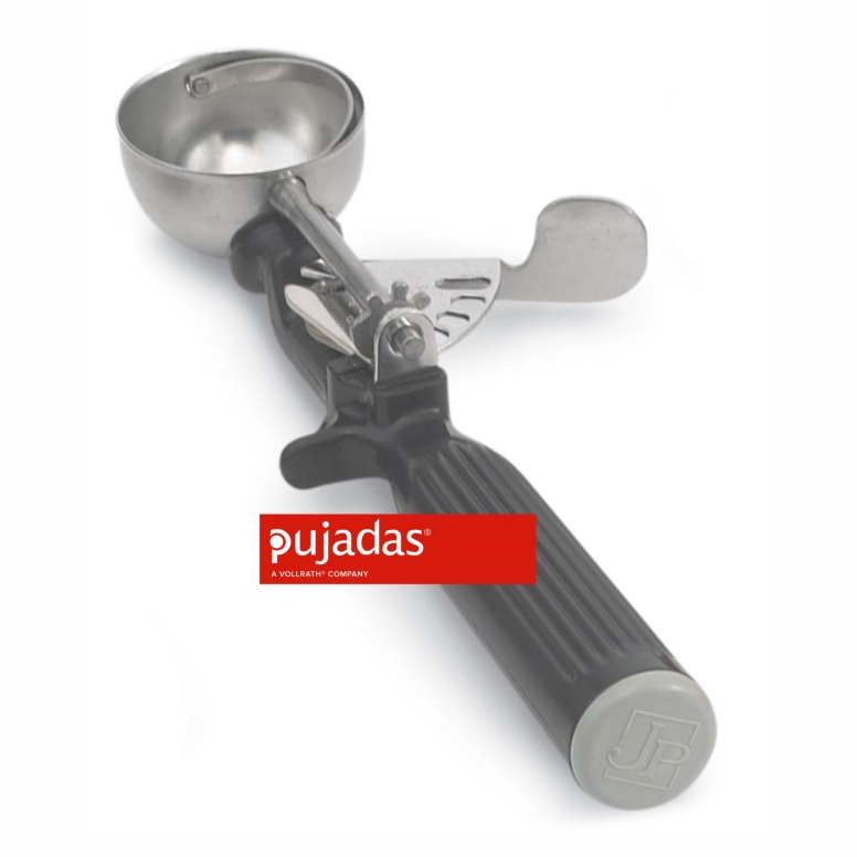 כף גלידה/מידה קפיץ נירוסטה 30 מ"ל ידית שחורה PUJADAS VOLLRATH