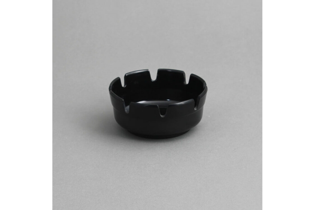 מאפרה 10 ס"מ מלמין שחור EFAY