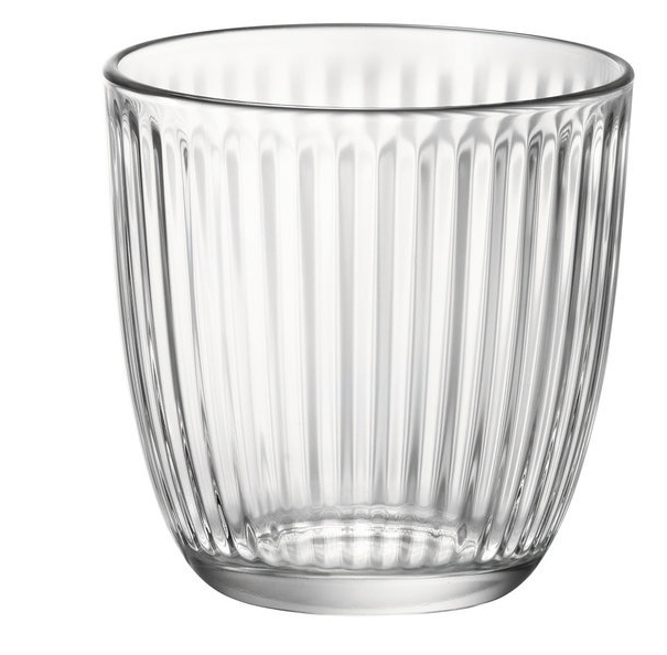 כוס זכוכית פסים BORMIOLI LINE ACQUA 29CL