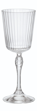 כוס/גביע קוקטייל פסים אמריקה קריסטלן BORMIOLI America 25CL