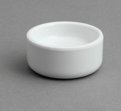 חמאון/קערית עגולה 6 ס"מ מלמין  לבן EFAY