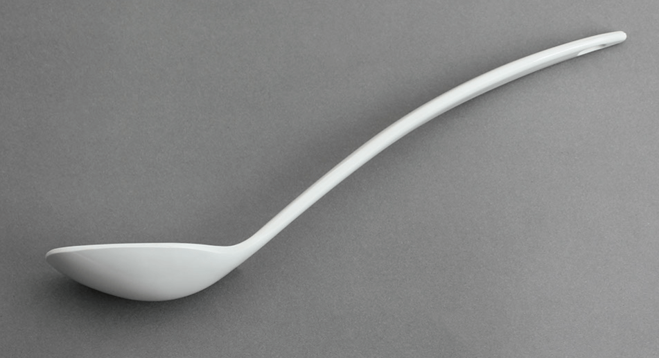 כף חלוקה 30 ס"מ מלמין לבן EFAY