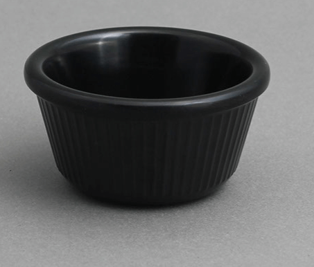 רמקין 9 ס"ל מלמין שחור פסים - 8 ס"מ EFAY