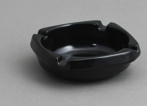 מאפרה מרובעת 9.5 מלמין שחור EFAY