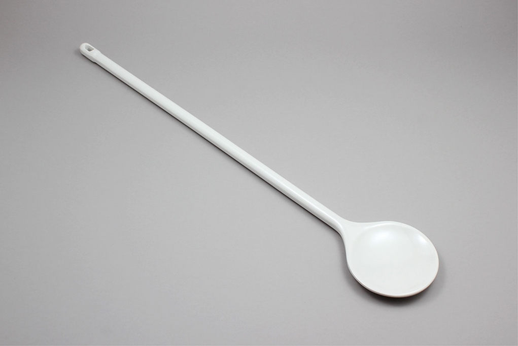 כף ערבוב 60 ס"מ מלמין לבן ראש עגול EFAY