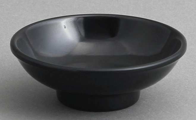 חמאון/רוטביה 9 מלמין שחור (מכסה)זן 10 ס"מ מלמין שחור EFAY