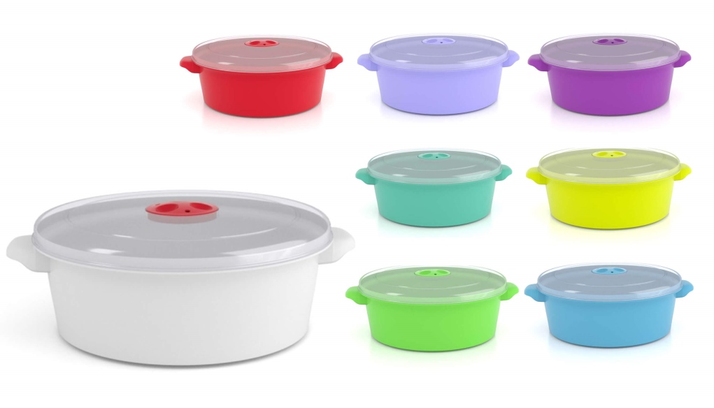 סיר מיקרוגל 1 ליטר Tama מגיע צבעים(מסופק גוון מהמלאי,לא ניתן לבחור גוון)יכול להגיע מקושט בפסים/אחר