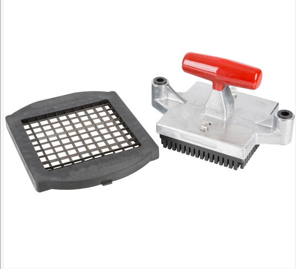 ידית יציקה+דוחף (שוקולטה)וסט סכינים 3/8 קומפלט(12/12 קוביות חיתוך) ל55001 REDCO