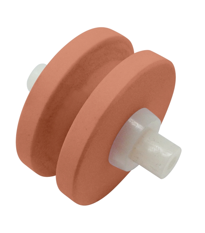 גלגל חלופי למשחיז גדול 3 גלגלים חום/כתום(השחזה עדינה) GLOBAL GB550