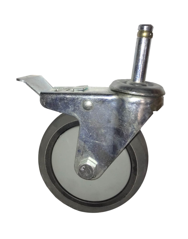 גלגל עם מעצור "4 לעגלת שרות פלסטיק  קמברו/סינית