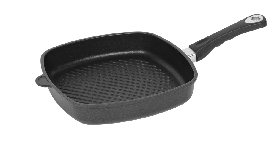 מחבת סטייק 28 ס"מ מרובעת ציפוי לוטן 285 AMT