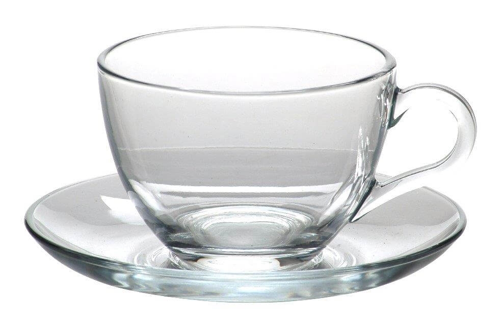 ספל בייסיק + תחתית זכוכית  PASABACHE 24CL