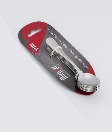 סט 6 יח' כפית מוקה/אספרסו שניר MICHSAF