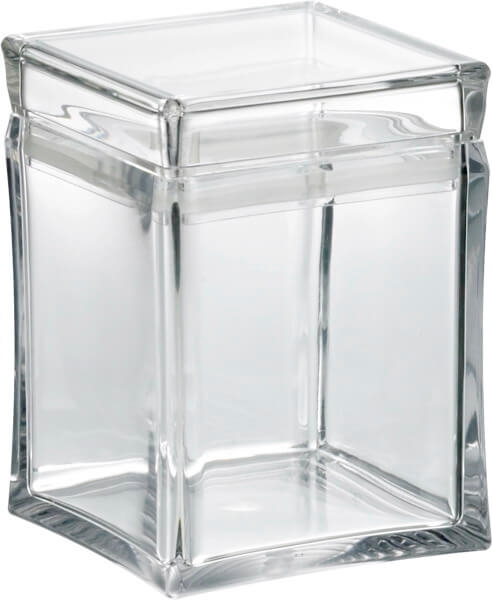 מיכל אחסון מרובע אקרילי 11/11/15 ס"מ 1.1 ליטר FREE