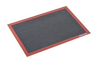 משטח סיליקון/סילפאט 60/40 ס"מ אוורירי שחור מסגרת אדומה S.F