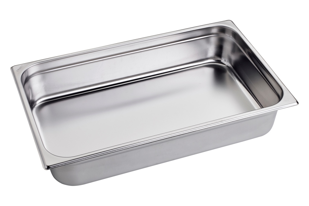 תבנית גסטרונום "אקונומיליין" 1/1/100 נירוסטה 0.6 מ"מ 14 ליטר(תואם 630050)