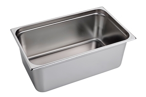 תבנית גסטרונום "אקונומיליין" 1/1/200 28 ליטר נירוסטה 0.6 מ"מ(תואם N11200)