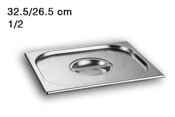 מכסה לתבנית גסטרונום 1/2 נירוסטה