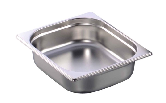 תבנית גסטרונום 1/2/100 נירוסטה 0.6 מ"מ 6L