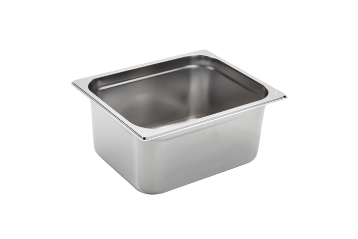 תבנית גסטרונום 1/2/200 (26.5/32.5 ג-20 ס"מ) (14 ליטר) נירוסטה 0.6 מ"מ