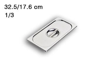 מכסה לתבנית גסטרונום 1/3 נירוסטה