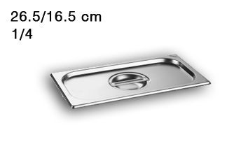 מכסה לתבנית גסטרונום 1/4 נירוסטה