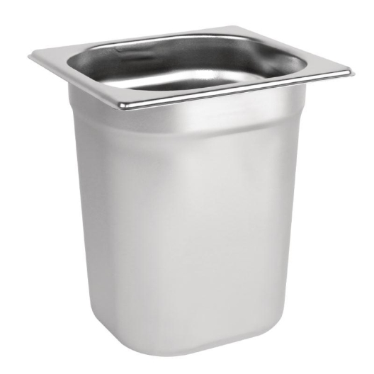 תבנית גסטרונום 1/6/200 (16.2/17.6 ג-20 ס"מ)(3.3 ליטר) נירוסטה 0.6 מ"מ