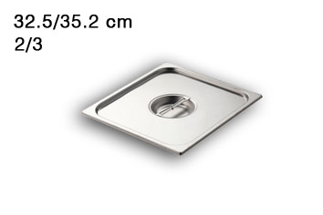 מכסה לתבנית גסטרונום נירוסטה 2/3