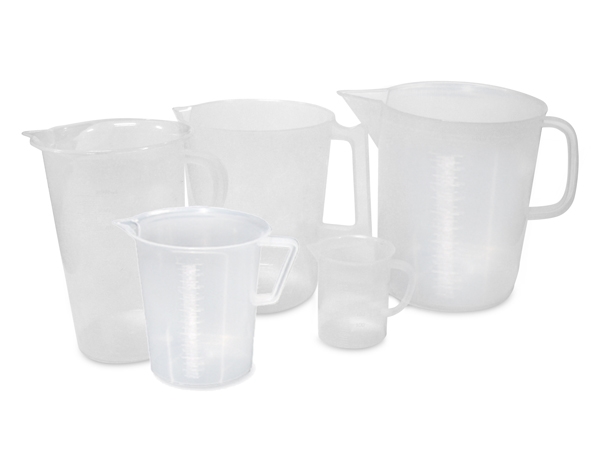 כד מידה פלסטיק 0.25 ליטר סימון חרוט